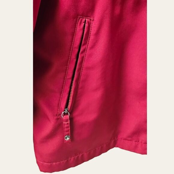 NAUTICA Women's Soft Shell Plus Size  Dark Cranberry Red  & Black  Winter Jacket - Picture 5 of 14